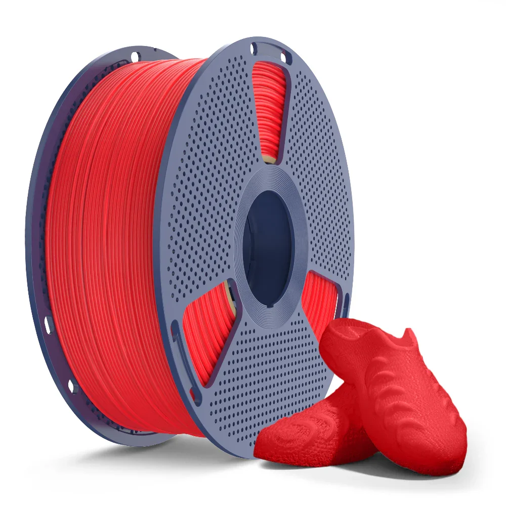 Foto de Filamento - TPU - Vermelho - Sunlu - 1kg