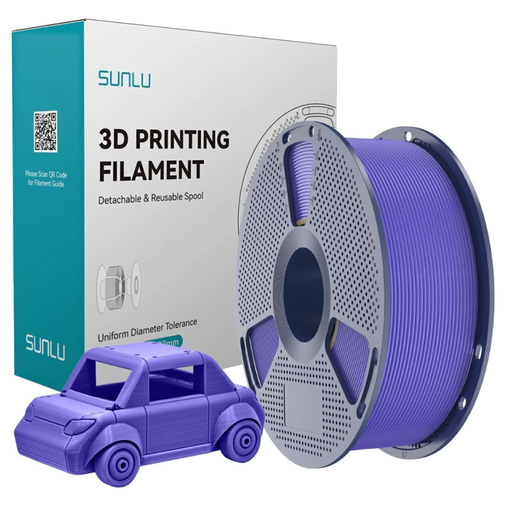 Foto de Filamento - Petg - Roxo Claro - Sunlu - 1kg