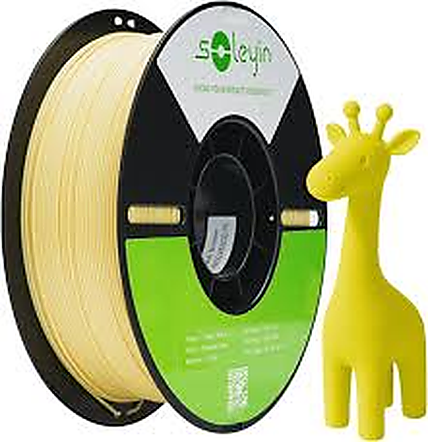 Foto de Filamento - Ultra Pla - Amarelo Abacaxi - Soleyin - 1.75mm - 1Kg