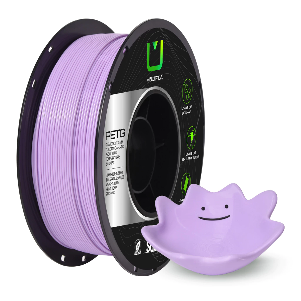 Foto de Filamento – Petg – Lilás – Multfila – 1kg