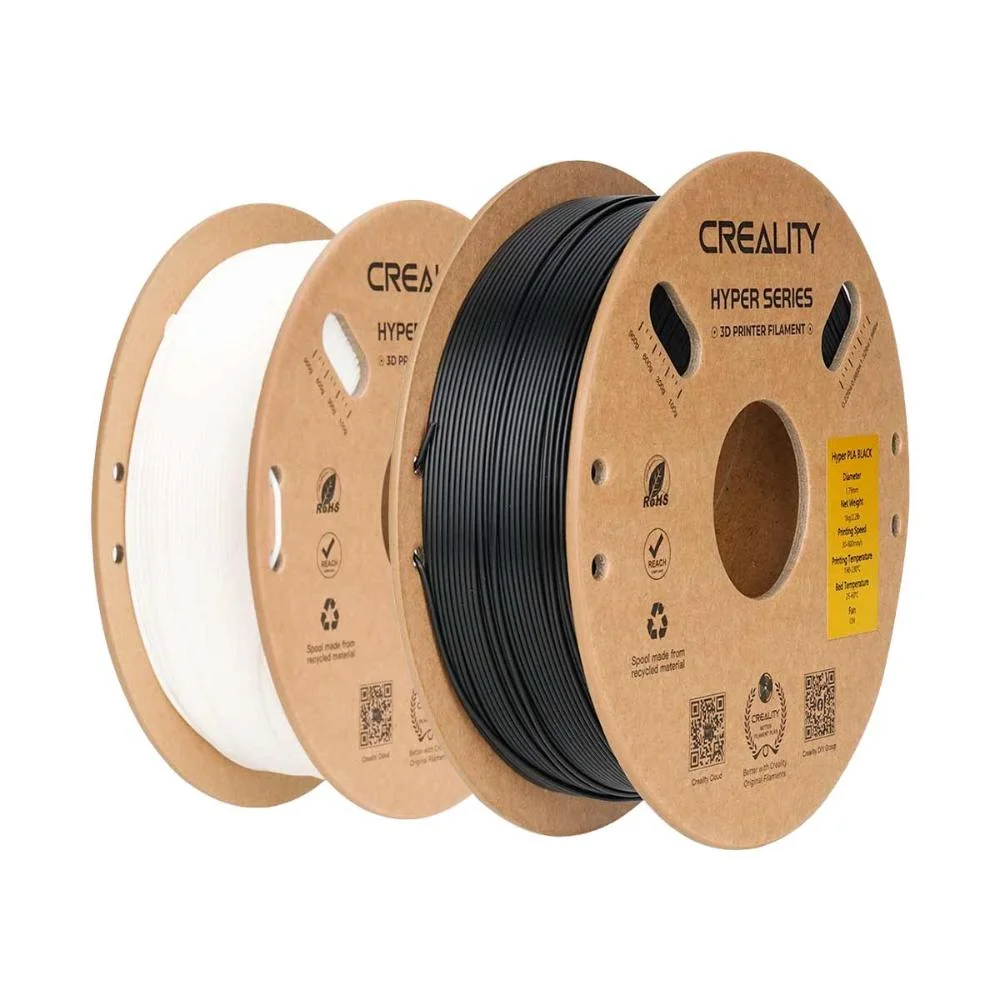 Foto de Filamento – Hyper – PLA – Preto + Branco – 2un – 1.75mm – Creality