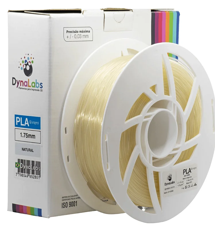Foto de Filamento PLA Ingeo – Natural – Dynalabs – 1.75mm – 1kg