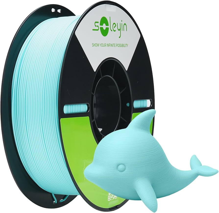 Foto de Filamento - Ultra Pla - Azul Oceano - Soleyin - 1.75mm - 1Kg