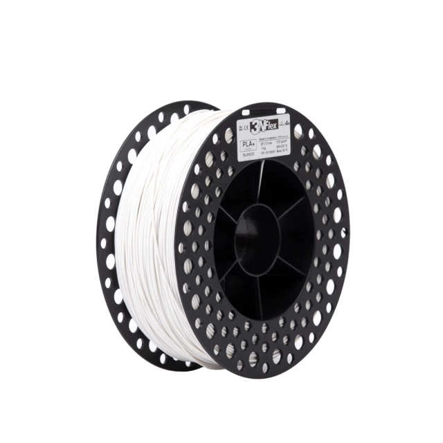 Foto de Filamento PLA+ Flex – Vermelho – 1.75mm – 1Kg – 3NFlex