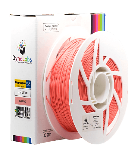Foto de Filamento PLA Boutique - Salmão - Dynalabs - 1.75mm - 1kg