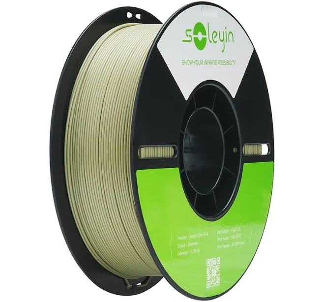 Foto de Soleyin Ultra Pla 1.75mm 1kg Greenery Verde-planta Creality