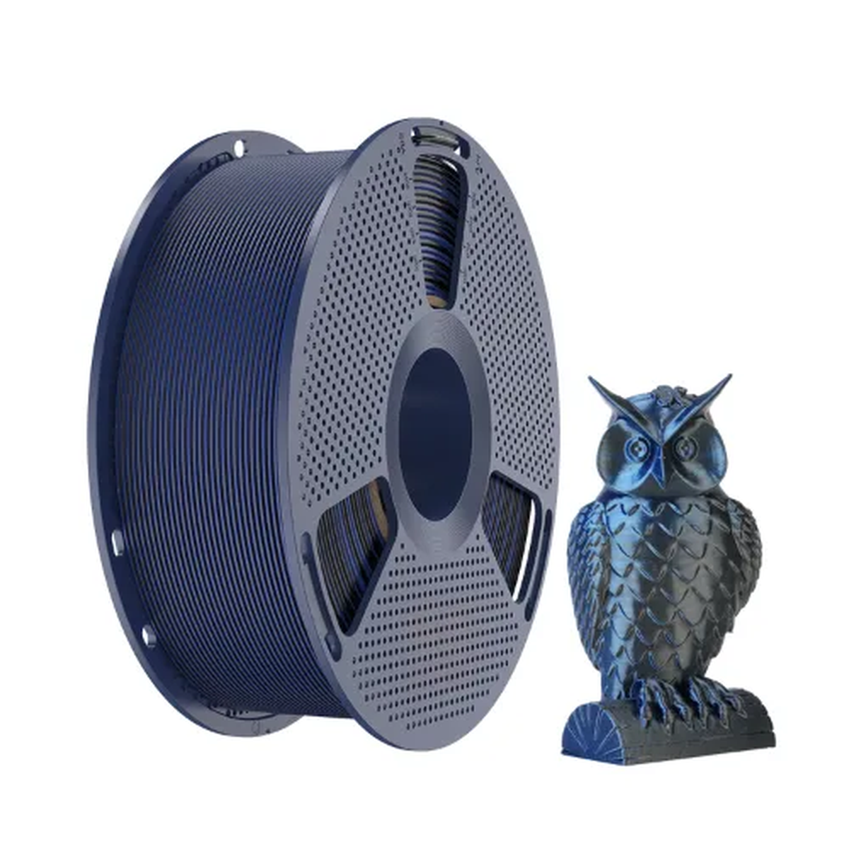 Foto de Filamento - Silk PLA Plus - Dual Color - Azul/Preto - Sunlu - 1Kg