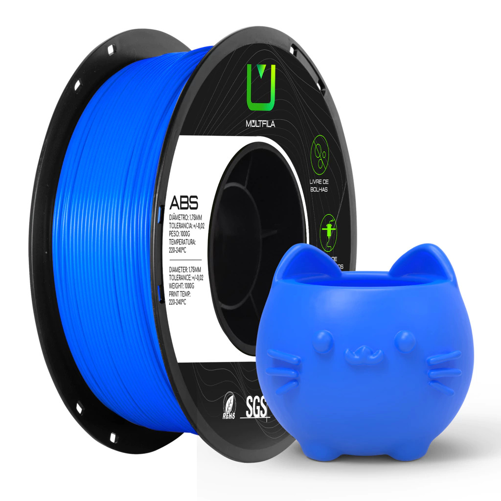 Foto de Filamento – PLA – Azul – Multfila – 1kg