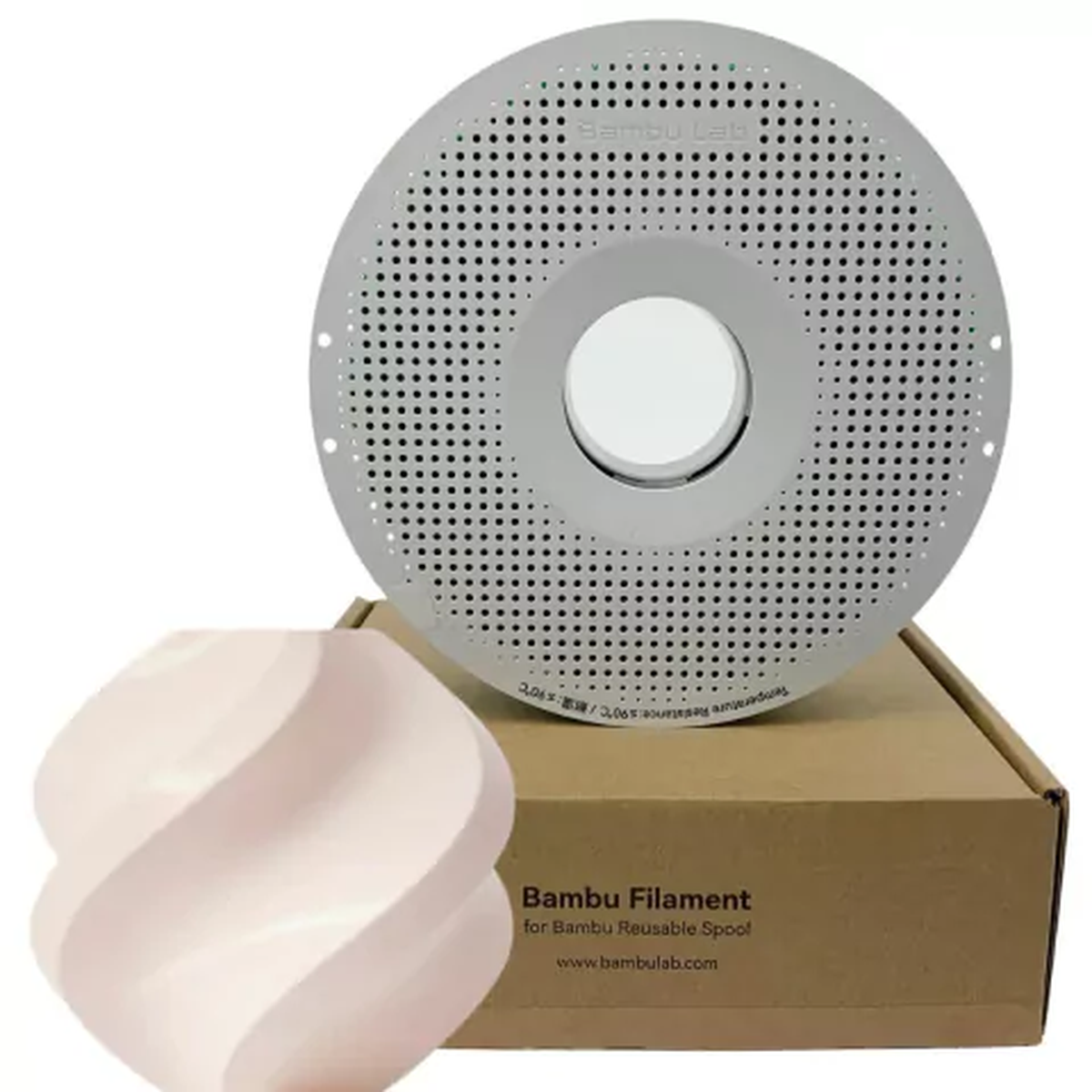 Foto de Filamento – PLA Basic – Bege – 1.75mm – Bambu Lab