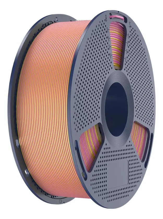 Foto de Filamento - Silk PLA Plus -Dual Color -  Rosa/Dourado - Sunlu - 1kg