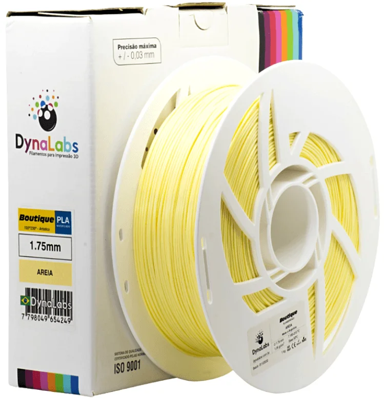 Foto de Filamento PLA Boutique - Areia - Dynalabs - 1.75mm