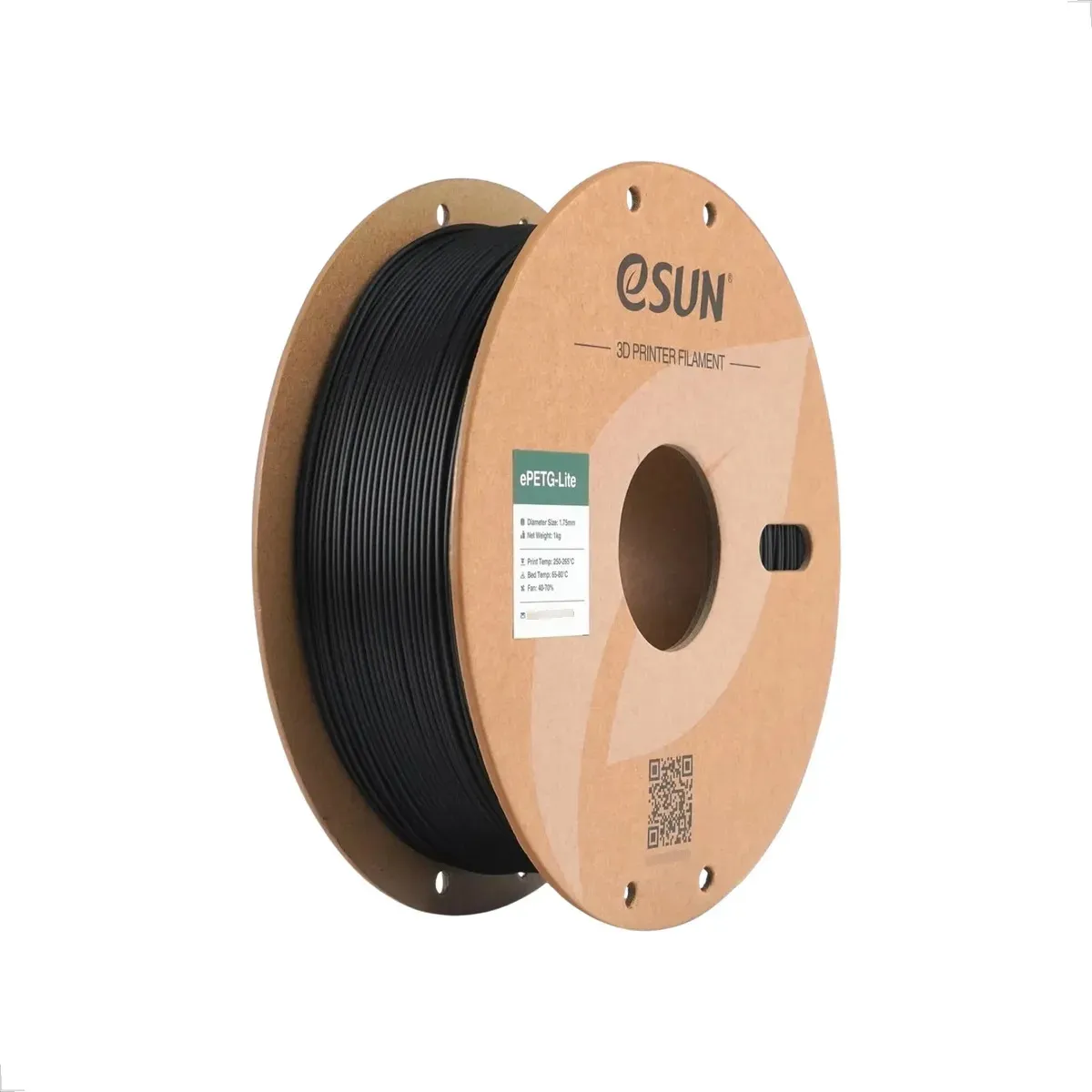 Foto de Filamento PETG Basic - Preto - 1,75mm - 1Kg - eSun