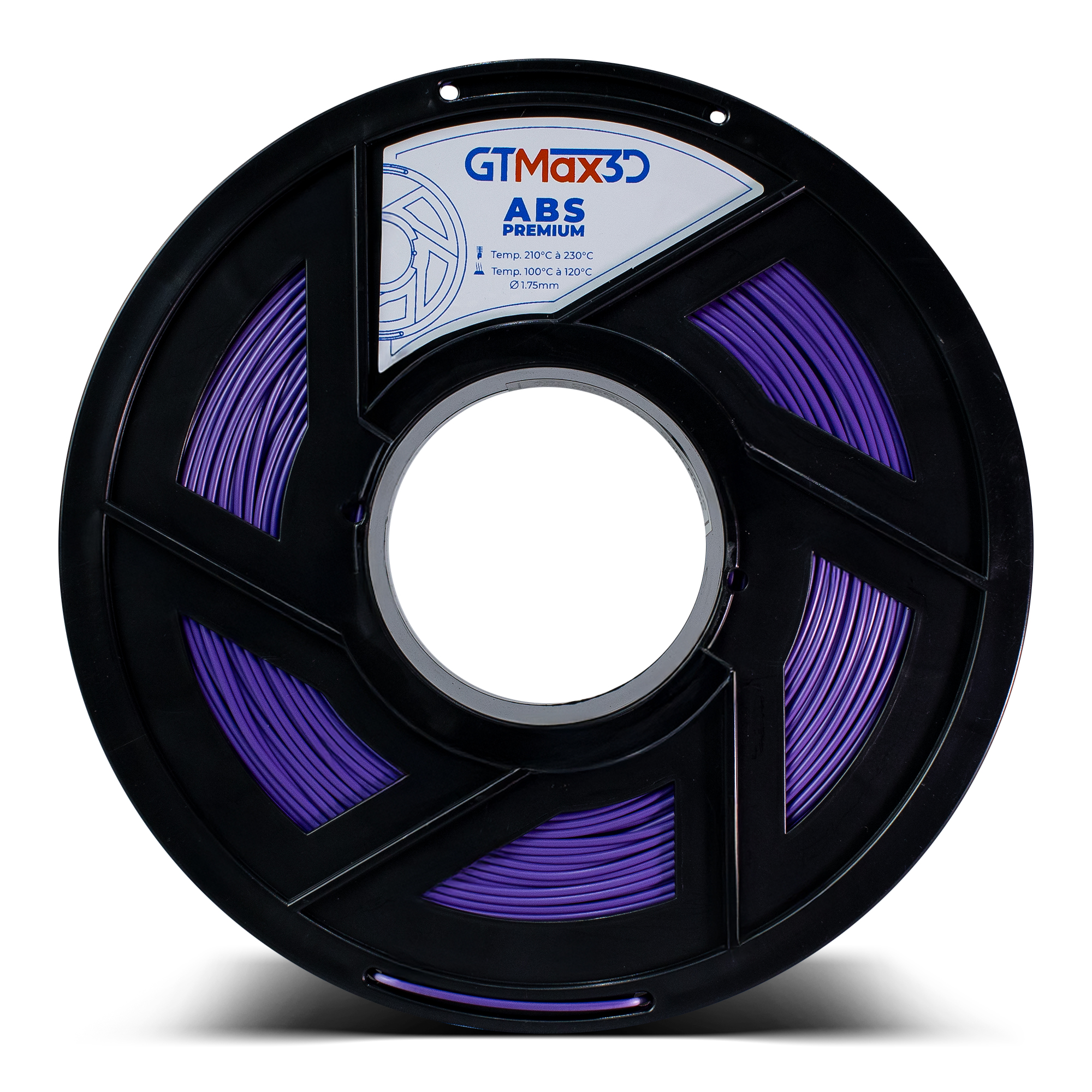 Foto de Filamento ABS – Roxo – Premium – GTMax 3D – 1KG