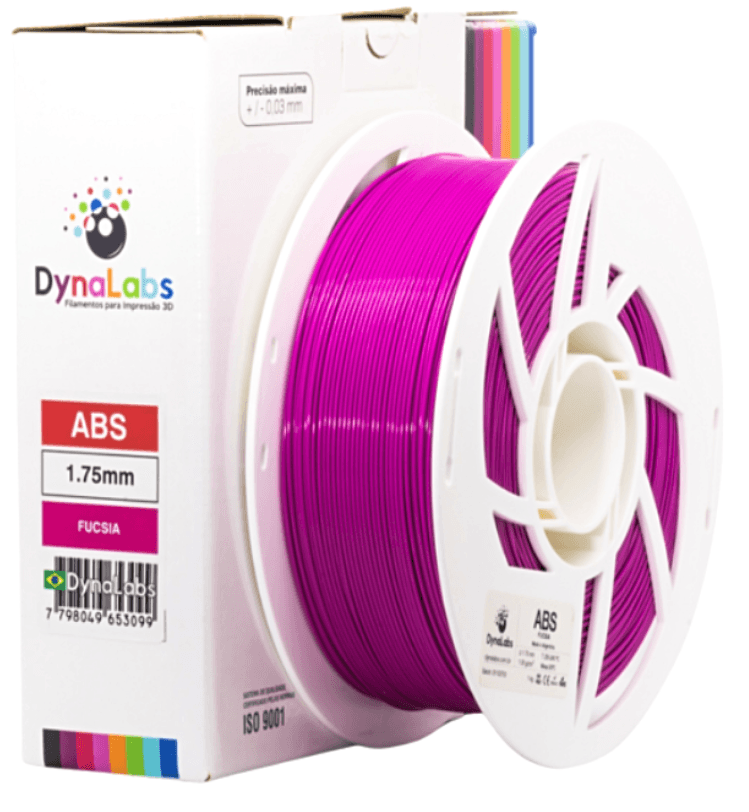 Foto de Filamento ABS - Fúcsia - DynaLabs - 1.75mm - 1kg