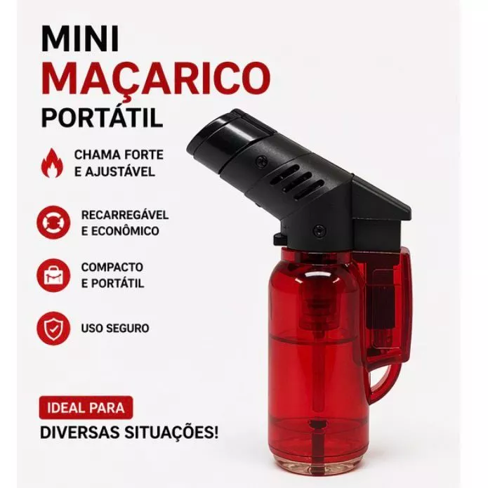 Foto de Mini Maçarico para impressão 3D - Acendedor  Automático - Cores Aleatórias