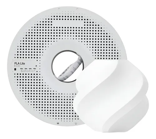 Foto de Filamento – PLA Lite – Branco – 1.75mm – 1kg – Bambu Lab