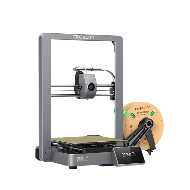 Foto de Impressora 3D - Ender 3 V3 - CORE XY - Creality 3D + Treinamento Ao Vivo Grátis