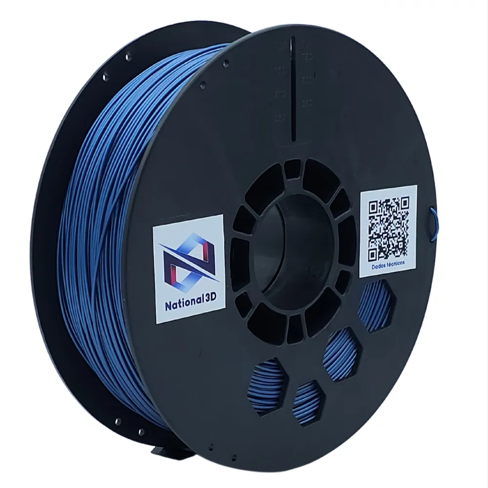 Foto de Filamento PLA High speed – Azul Cobalto – National 3D – 1.75mm – 1KG