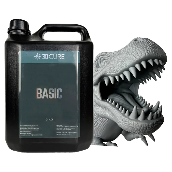Foto de Resina Basic - Cinza Claro  - 5kg - 3D Cure