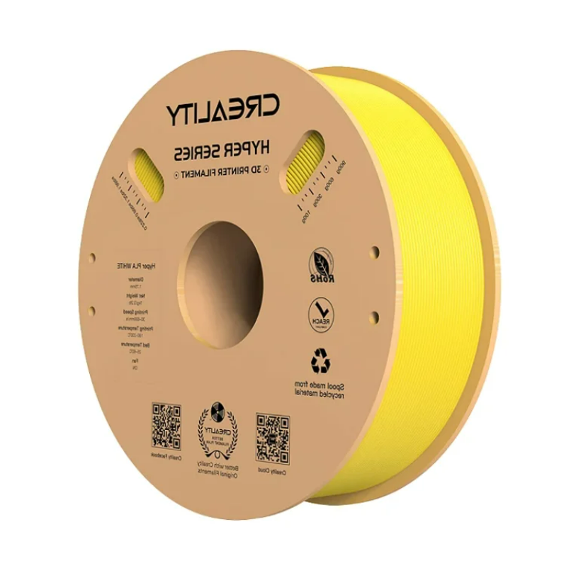Foto de Filamento – Hyper – PLA – Amarelo – 1.75mm – Creality