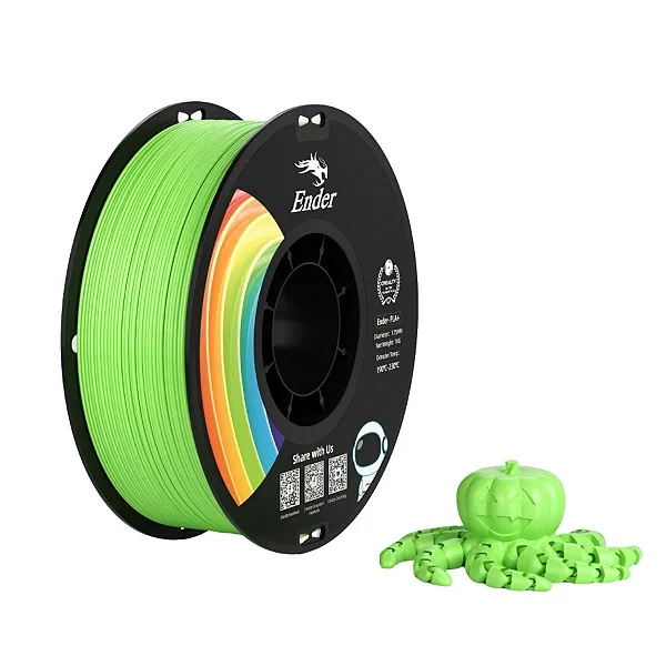 Foto de Filamento – Ender+ PLA – Verde – 1kg – 1.75mm – Creality