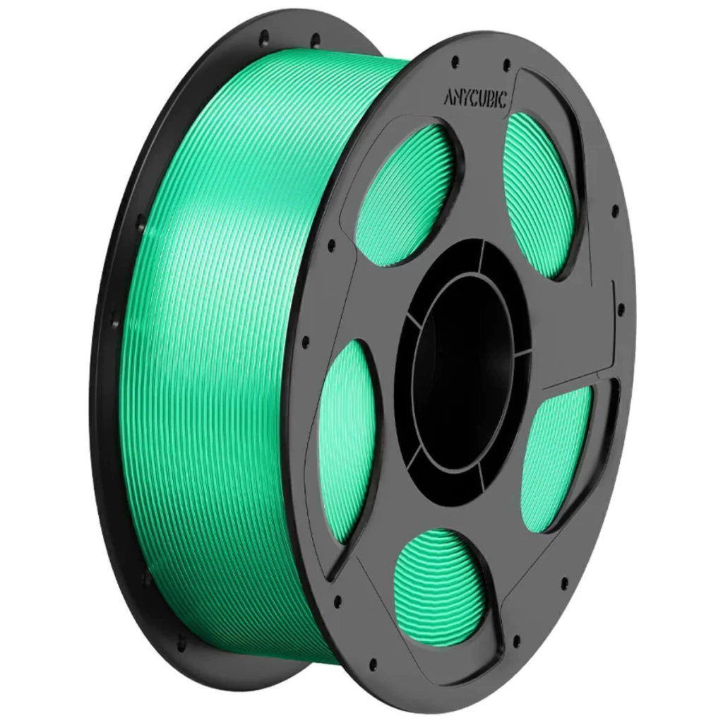 Foto de Filamento – PETG – Verde Translúcido – Anycubic – 1kg