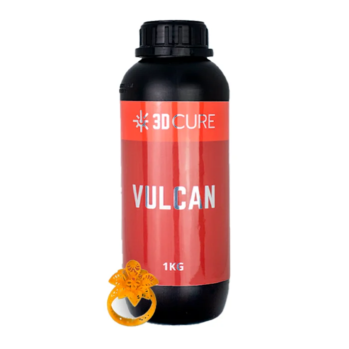 Foto de Resina Vulcan Laranja - 1Kg - 3D Cure