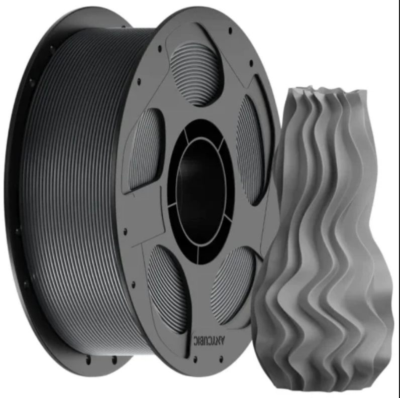 Foto de Filamento - PLA  - Cinza Texturado - 1.75mm - 1KG - Anycubic