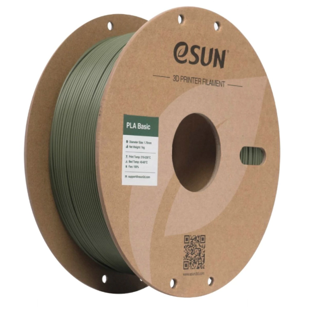 Foto de Filamento PLA Basic - Verde Oliva - 1,75mm - 1 Kg - eSun