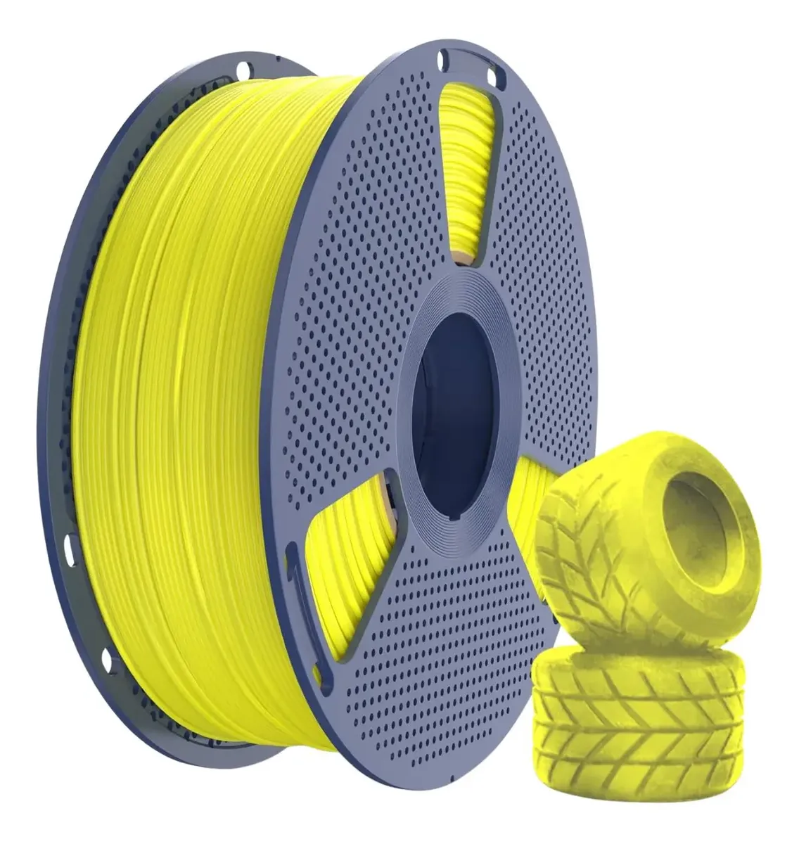 Foto de Filamento - Tpu - Amarelo - Sunlu - 1kg