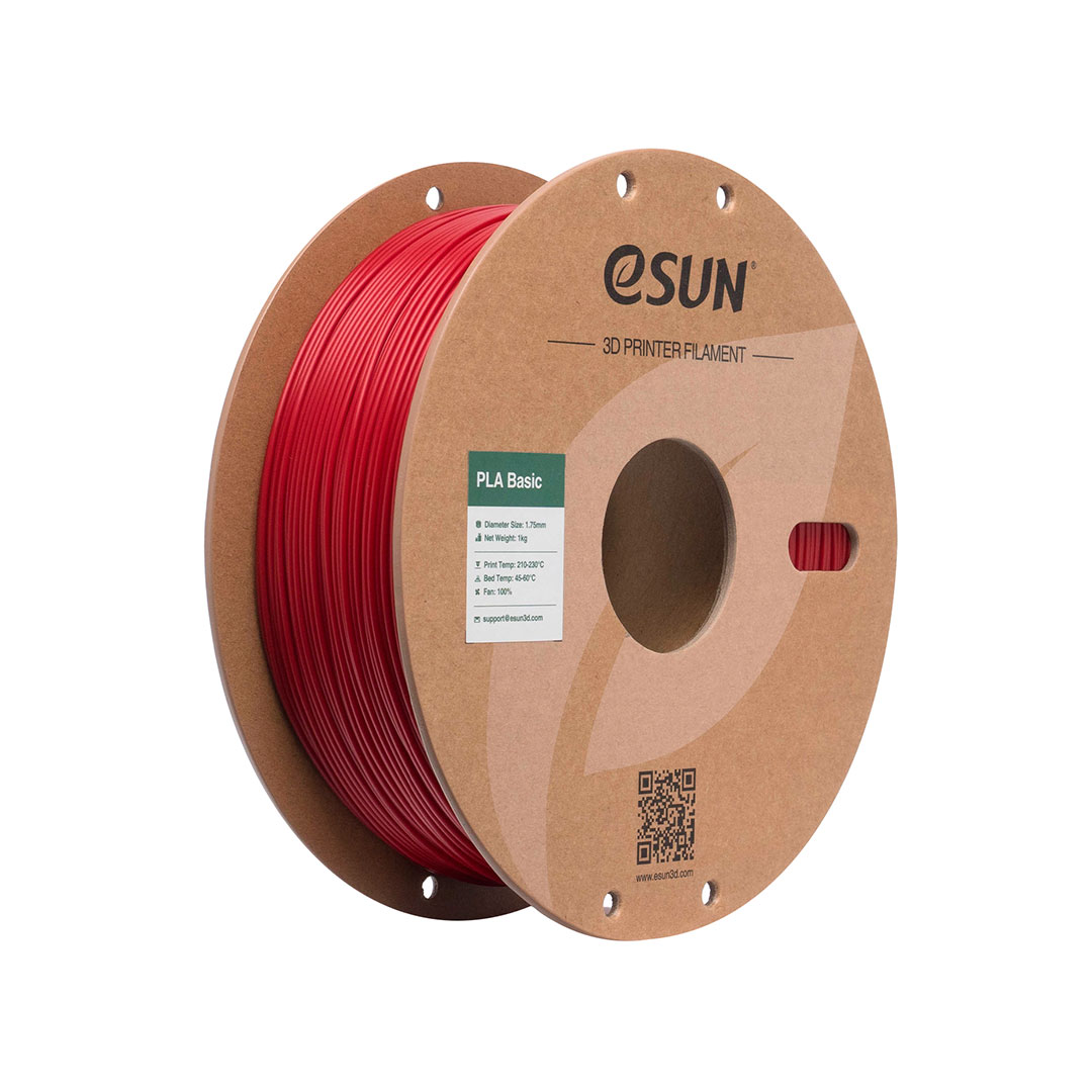 Foto de Filamento PLA Basic - Vermelho Bombeiro - 1,75mm - 1Kg - eSun