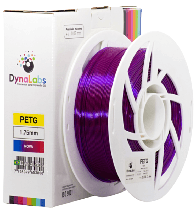 Foto de Filamento PETG - Nova Clear - Dynalabs - 1.75mm - 1kg
