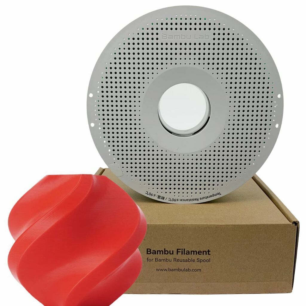 Foto de Filamento – PLA Basic – Vermelho – 1.75mm – Bambu Lab