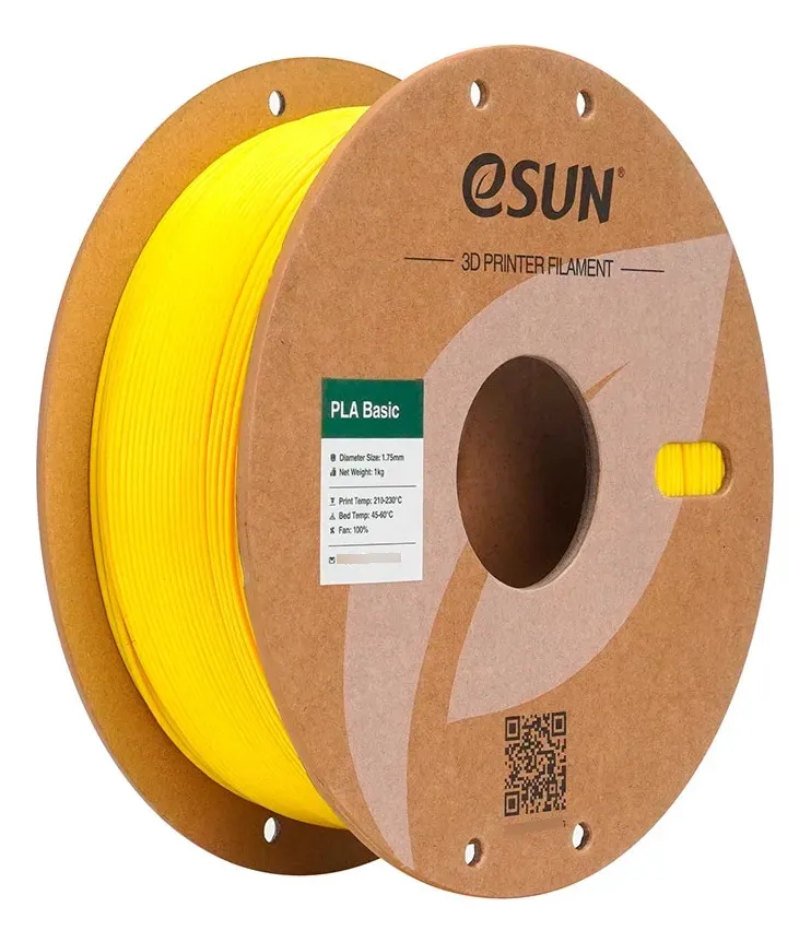 Foto de Filamento PLA Basic - Amarelo - 1,75mm - 1 Kg - eSun