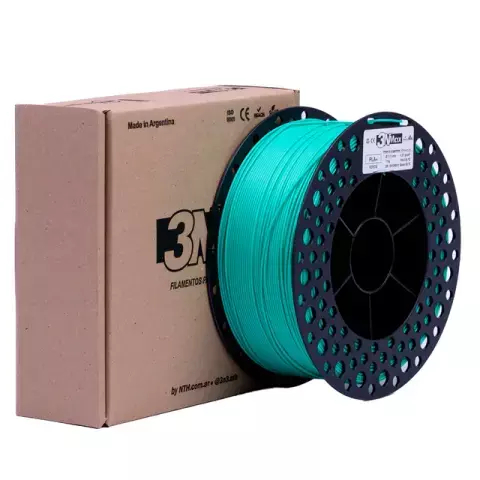 Foto de Filamento PLA+ Flex – Verde– 1.75mm – 1Kg – 3NFlex