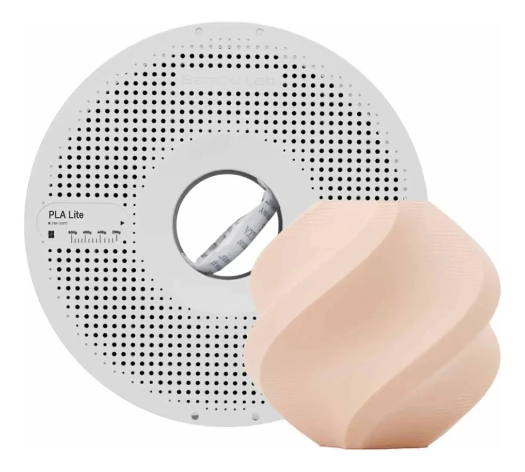 Foto de Filamento – PLA Lite – Bege Mate – 1.75mm – 1kg – Bambu Lab
