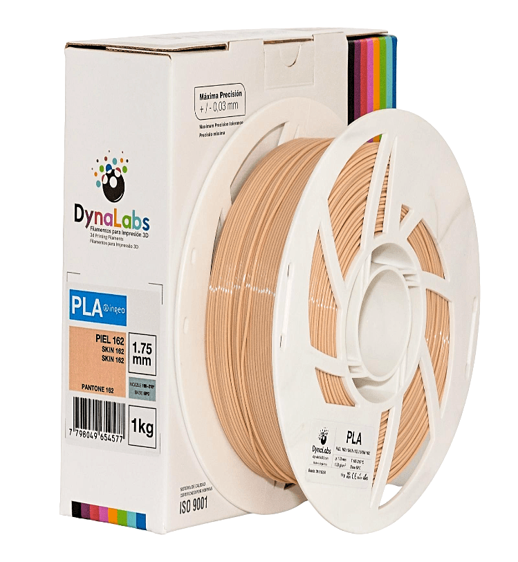 Foto de Filamento PLA Ingeo – Skin 162 – Dynalabs – 1.75mm – 1kg