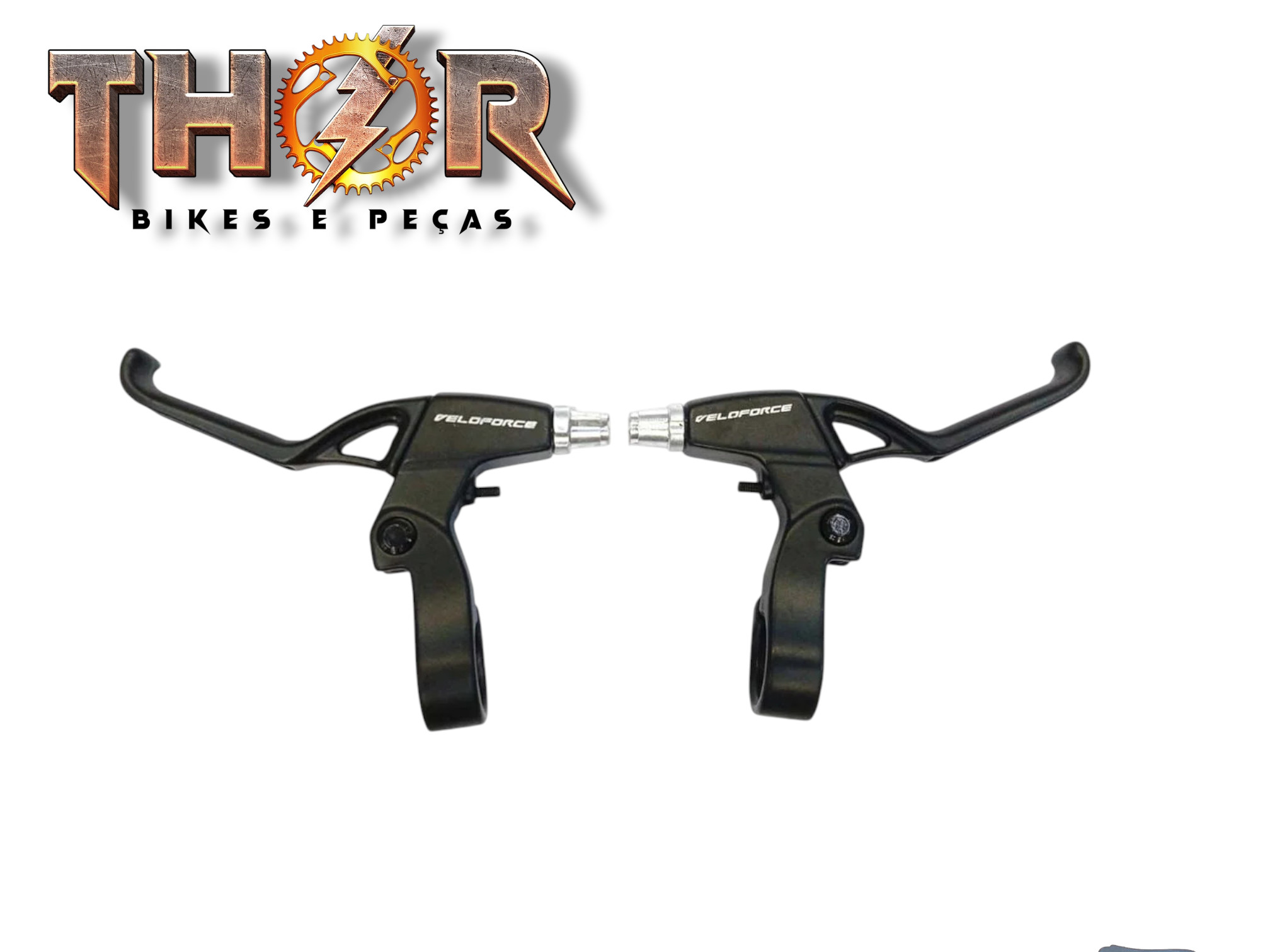 MAÇANETA FREIO ALUM P/ VB PRETA - VELOFORCE