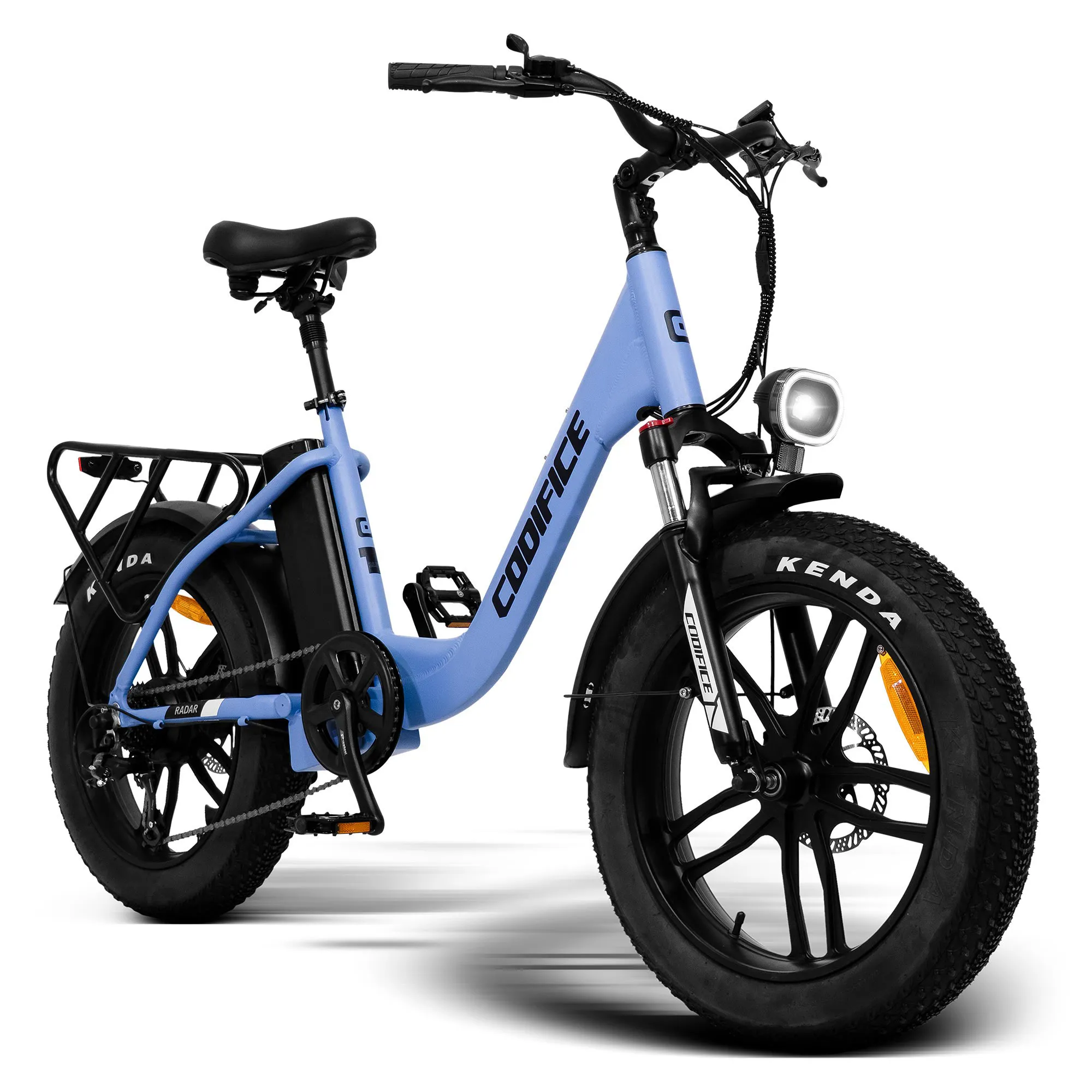 BICICLETA ELETRICA ARO 20 x 4.00 RADAR 7VEL 350W - Imagem 1