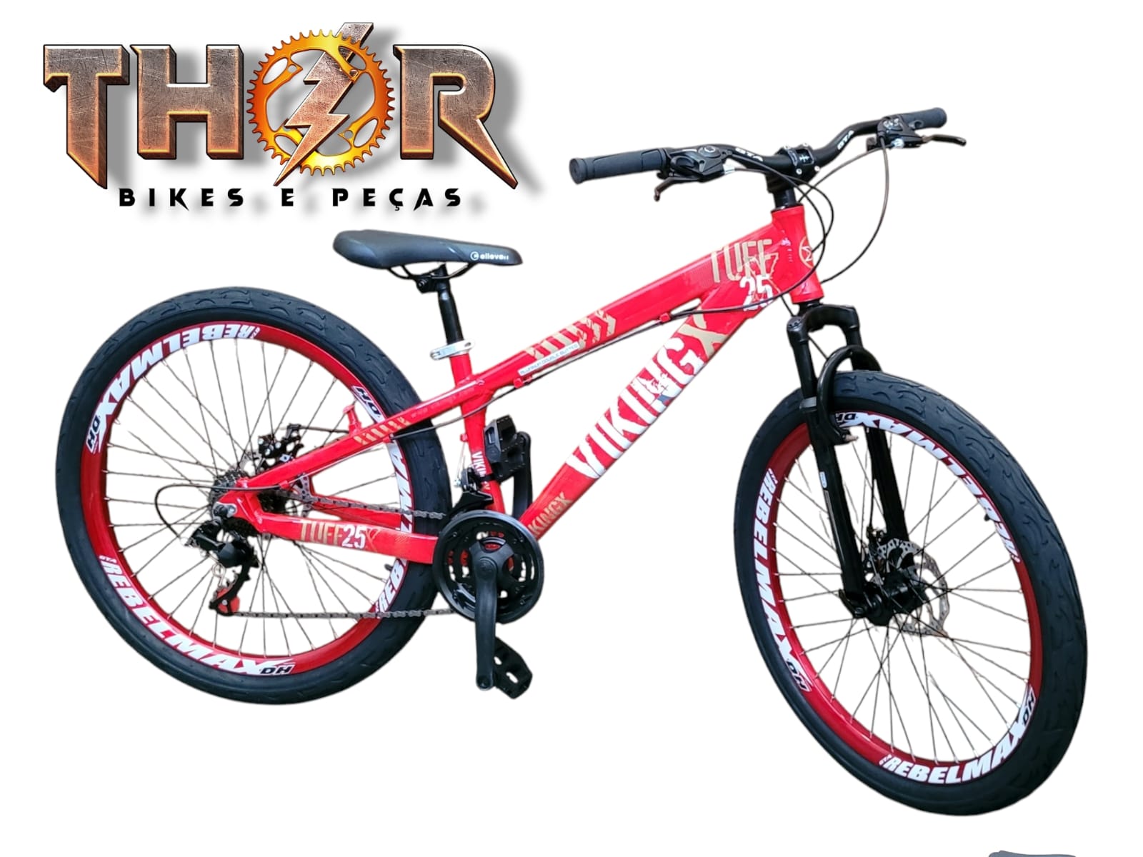 BICICLETA 26 VIKINGX C/ 21V FREIO DISCO - Imagem 2