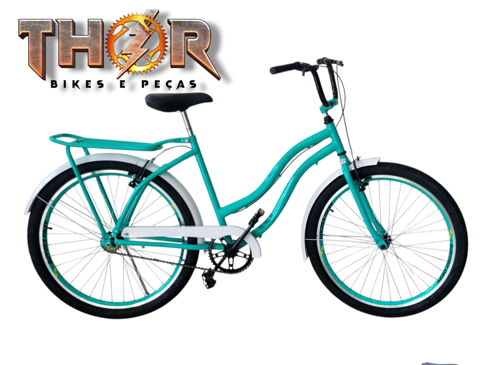 BICICLETA 26 BEACH FEMININA C/ ACESSÓRIOS - Imagem 2