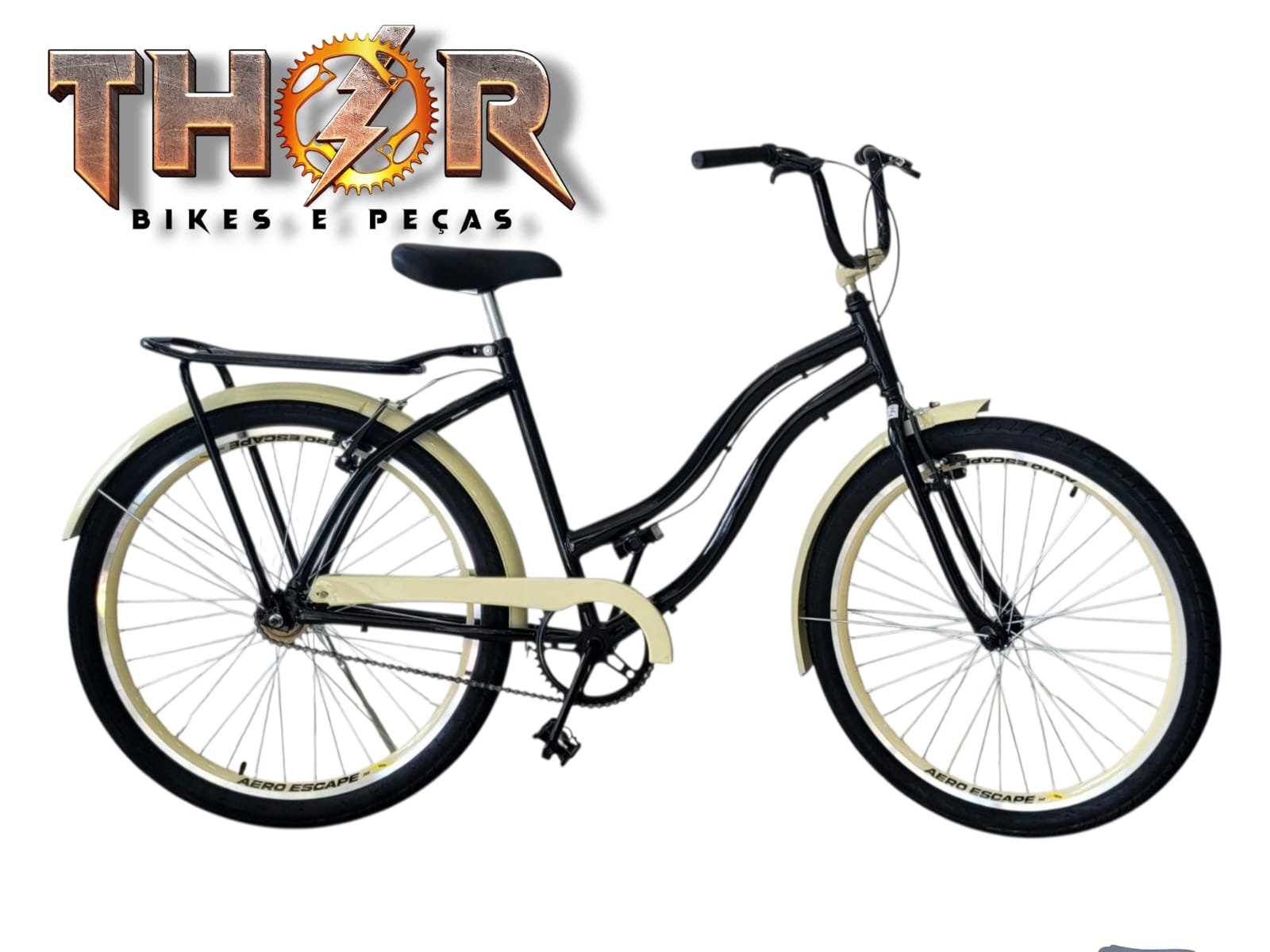 BICICLETA 26 BEACH FEMININA C/ ACESSÓRIOS - Imagem 1