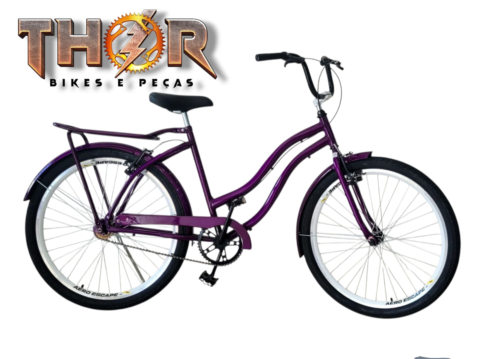 BICICLETA 26 BEACH FEMININA C/ ACESSÓRIOS - Imagem 4
