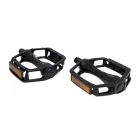 PEDAL PLATAFORMA ALUM PRETO 9/16 - IMPORTADO