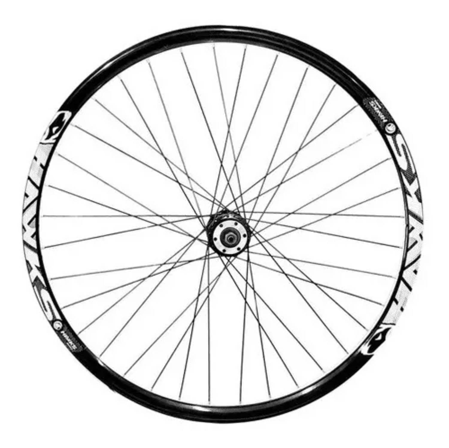 RODA MONTADA AERO 29 (PAR) - PRETA  - Imagem 2