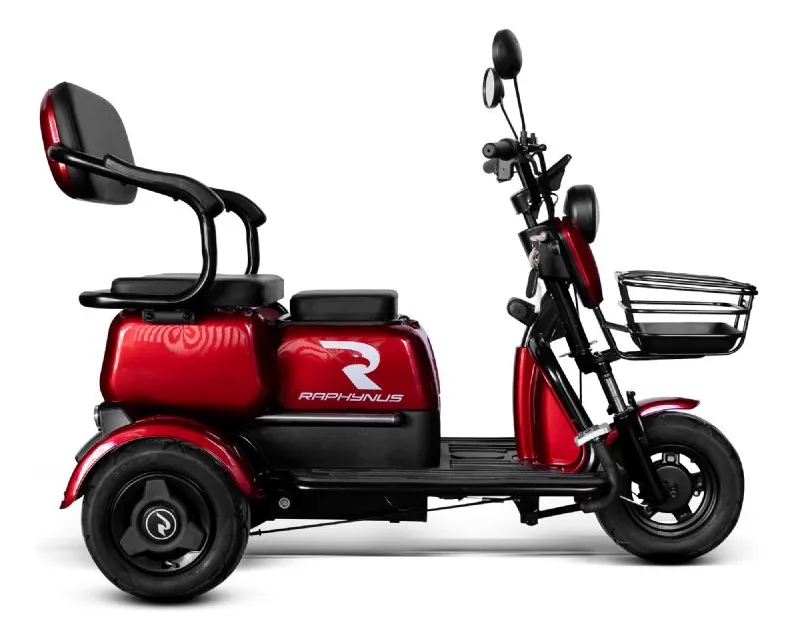 TRICICLO ELETRICO 650W 48V/20AH - RAPHYNUS