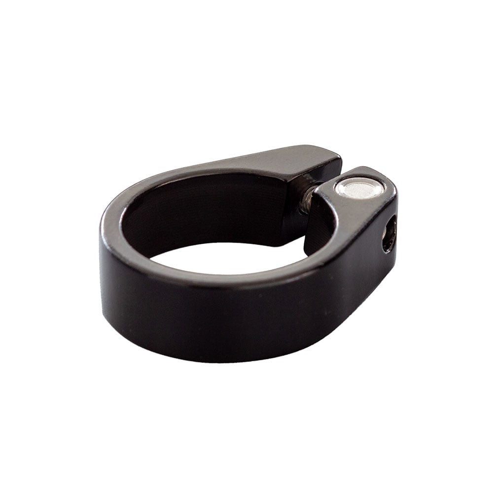 ABRAÇADEIRA SELIM ALUM 34.9x15MM PRETA C/ PARAFUSO - Imagem 1