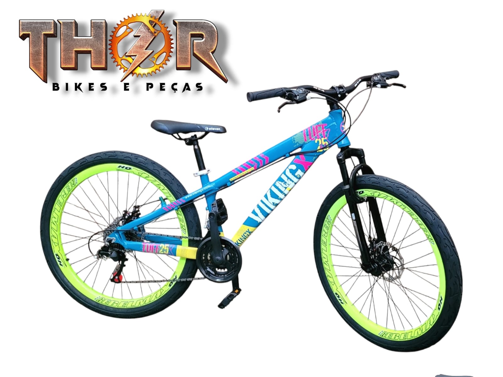 BICICLETA 26 VIKINGX C/ 21V FREIO DISCO - Imagem 3