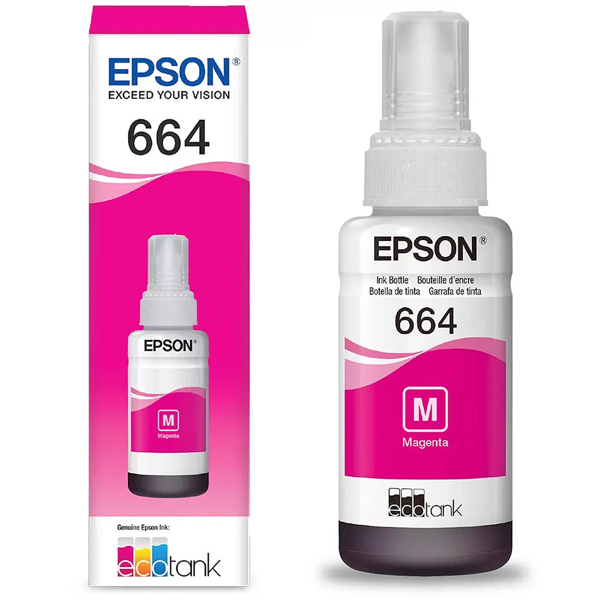 Refil tinta , EPSON (664) L395 Magenta - Original