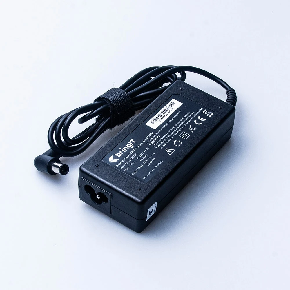 Fonte Notebook 18.5V 3.5A 65W - Conector 7.4 x 5.0 mm (HP) FT015
